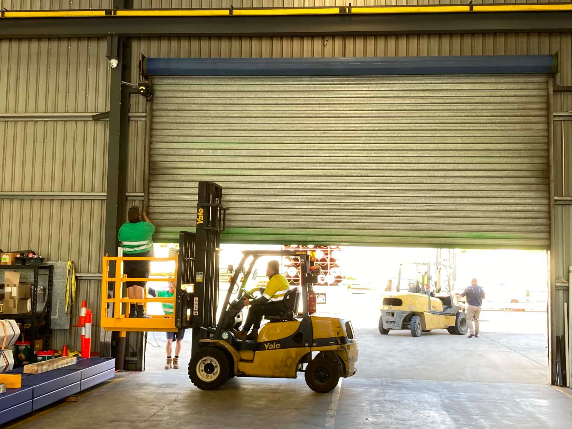 Commercial & industrial door and shutter servicing — Limitless Garage Doors & Gates Toowoomba