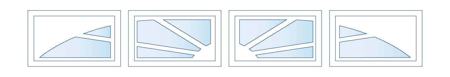 Gliderol Sunset window insert design